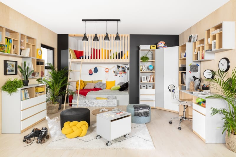 Leokkol Garderob - Grå - Förvaring - Garderober & garderobssystem - Garderobsskåp