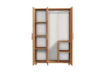 Leva Garderob 120x189 cm Brun - Hanah Home - Förvaring - Garderober & garderobssystem