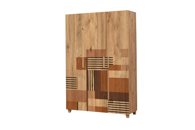 Leva Garderob 120x189 cm Brun, Hanah Home