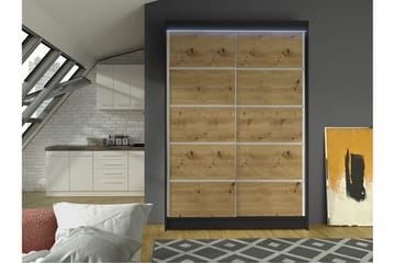 Liverpool Garderob 120x200 cm - Grå - Förvaring - Garderober & garderobssystem