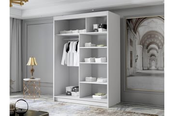 Lungos Garderob 120x200 cm - Svart - Förvaring - Garderober & garderobssystem