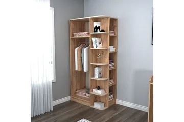 Luses Garderob 90x181,8 cm - Brun/Beige - Förvaring - Garderober & garderobssystem