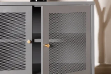 Malla Skåpsbyrå 120x40x80 cm - Ljusgrå - Förvaring - Förvaringsmöbler - Sideboard & skänk