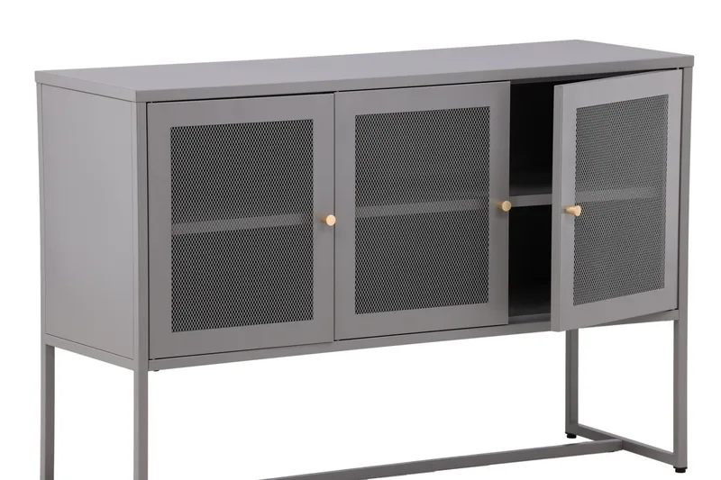 Malla Skåpsbyrå 120x40x80 cm - Ljusgrå - Förvaring - Förvaringsmöbler - Sideboard & skänk