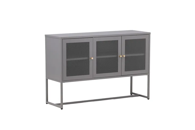 Malla Skåpsbyrå 120x40x80 cm - Ljusgrå - Förvaring - Förvaringsmöbler - Sideboard & skänk