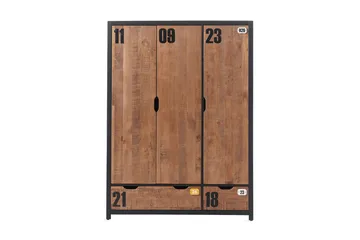 Maritza Garderob 3 Dörrar - Trä/Natur - Förvaring - Garderober & garderobssystem