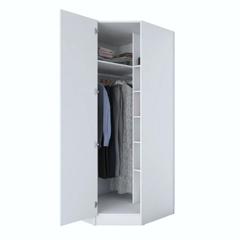 Matlerd Garderob 91x210x57,5 cm, Vit
