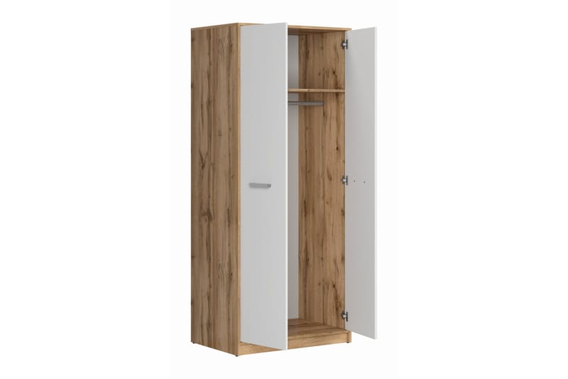 Matos Garderob - Trä/Natur/Vit - Förvaring - Garderober & garderobssystem