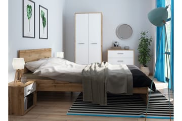 Matos Garderob - Trä/Natur/Vit - Förvaring - Garderober & garderobssystem