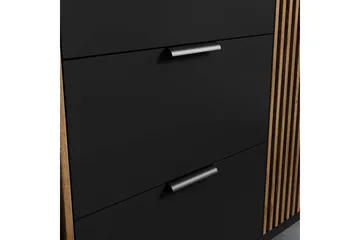 Meorati Garderob 185x200 cm - Brun - Förvaring - Garderober & garderobssystem