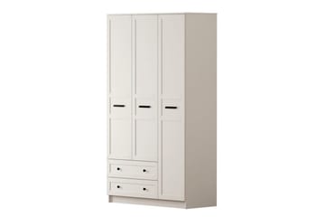 Meyra Garderob 105x184 cm - Matt Vit - Förvaring - Garderober & garderobssystem