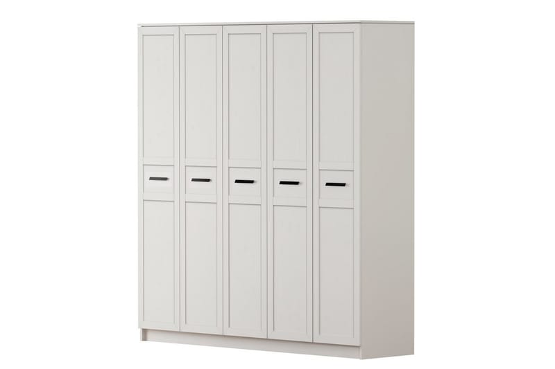 Meyra Garderob 175x210 cm, Matt Vit