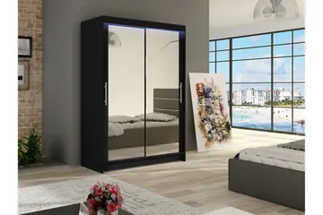 Miami Garderob 120x58x200 cm - Beige - Förvaring - Garderober & garderobssystem