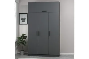 Minar Garderob 135 cm - Antracit - Förvaring - Garderober & garderobssystem