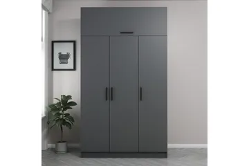 Minar Garderob 135 cm - Antracit - Förvaring - Garderober & garderobssystem