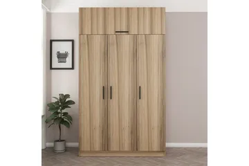 Minar Garderob 135 cm - Brun - Förvaring - Garderober & garderobssystem