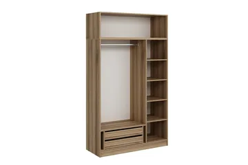 Minar Garderob 135 cm - Brun - Förvaring - Garderober & garderobssystem