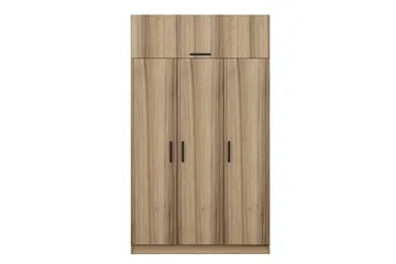 Minar Garderob 135 cm - Brun - Förvaring - Garderober & garderobssystem