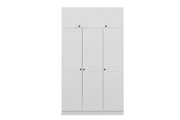Minar Garderob 135 cm - Vit - Förvaring - Garderober & garderobssystem