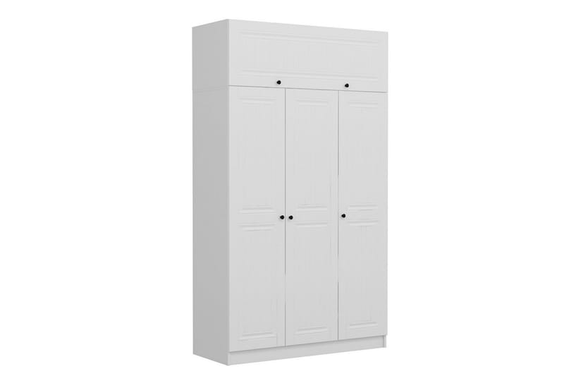 Minar Garderob 135 cm - Vit - Förvaring - Garderober & garderobssystem
