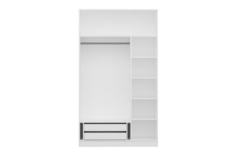 Minar Garderob 135 cm - Vit - Förvaring - Garderober & garderobssystem