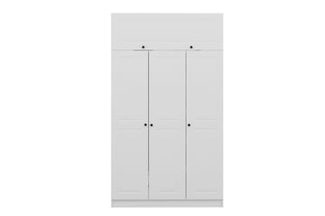 Minar Rektangulär Garderob 135 cm i Trä - Vit - Förvaring - Garderober & garderobssystem