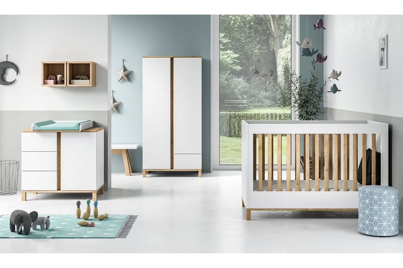 Mitra Garderob Grå/Trä/Natur - VOX - Förvaring - Garderober & garderobssystem