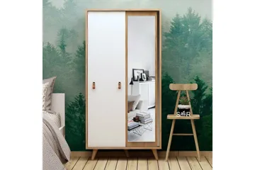 Mod Design Garderob Spegel - Trä/Vit - Förvaring - Garderober & garderobssystem