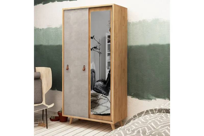Mod Design Garderob - Trä/Grå - Förvaring - Garderober & garderobssystem