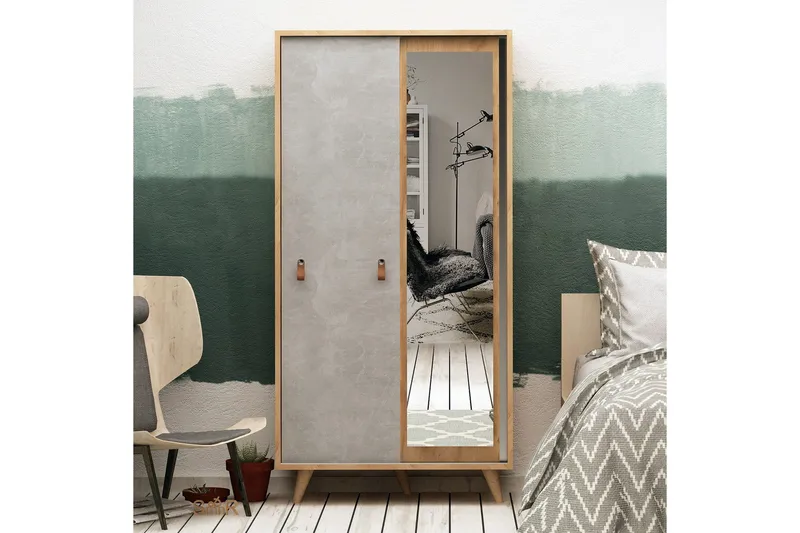 Mod Design Garderob - Trä/Grå - Förvaring - Garderober & garderobssystem