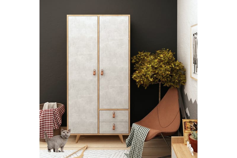 Mod Design Garderob - Trä/Grå - Förvaring - Garderober & garderobssystem