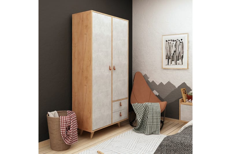 Mod Design Garderob - Trä/Grå - Förvaring - Garderober & garderobssystem