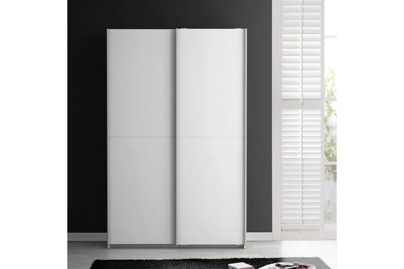 Molgaard Garderob 120x191 cm - Vit - Förvaring - Garderober & garderobssystem