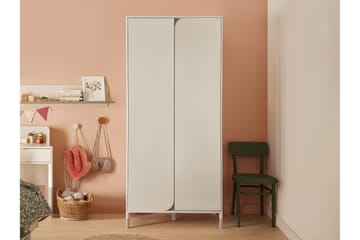 Monfort Garderob 92x201 cm - Beige - Förvaring - Garderober & garderobssystem
