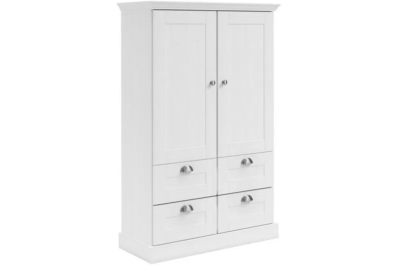 Motala Garderob 83x130 cm, Vit