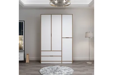Munna Garderob 140x208 cm - Vit - Förvaring - Garderober & garderobssystem