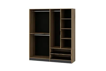 Munna Garderob 180 cm - Grå - Förvaring - Garderober & garderobssystem