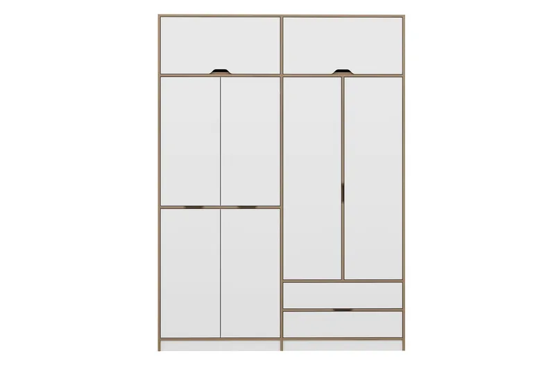 Munna Garderob 185x253 cm, Vit