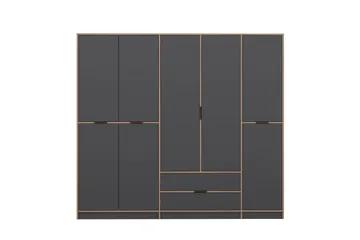 Munna Garderob 232x208 cm - Antracit - Förvaring - Garderober & garderobssystem