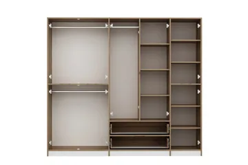 Munna Garderob 232x208 cm - Vit - Förvaring - Garderober & garderobssystem