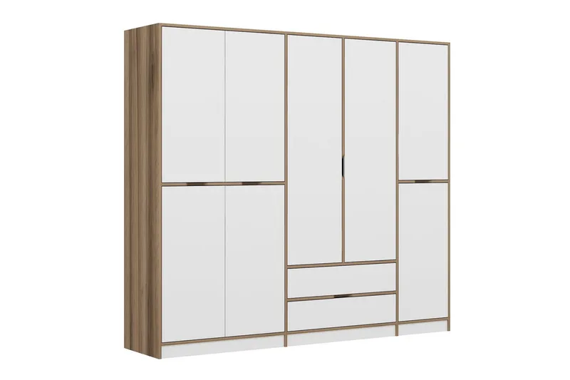 Munna Garderob 232x208 cm, Vit