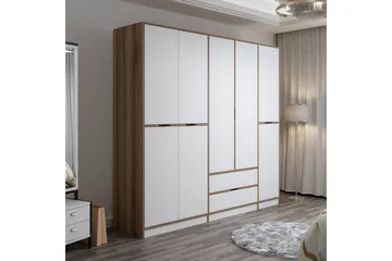 Munna Garderob 232x208 cm - Vit - Förvaring - Garderober & garderobssystem