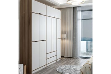 Munna Garderob 232x253 cm - Vit - Förvaring - Garderober & garderobssystem