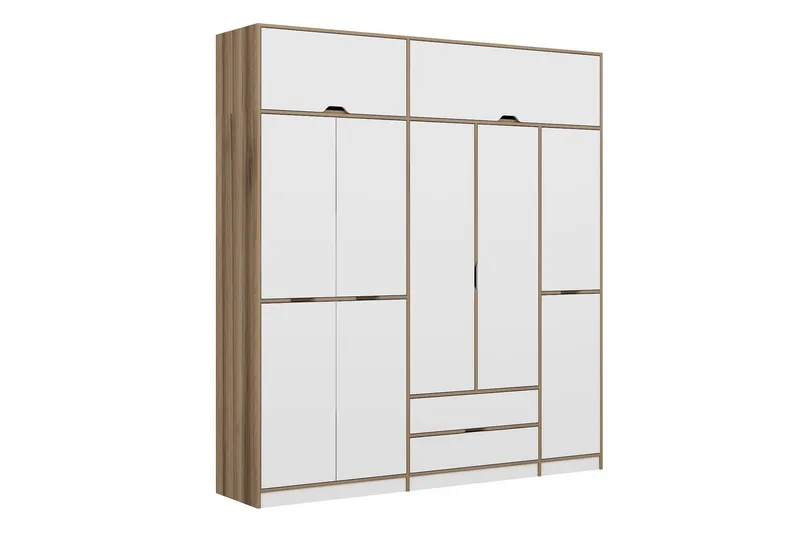 Munna Garderob 232x253 cm, Vit