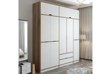 Munna Garderob 232x253 cm - Vit - Förvaring - Garderober & garderobssystem