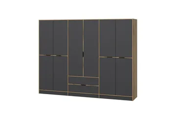 Munna Garderob 270 cm - Antracit - Förvaring - Garderober & garderobssystem