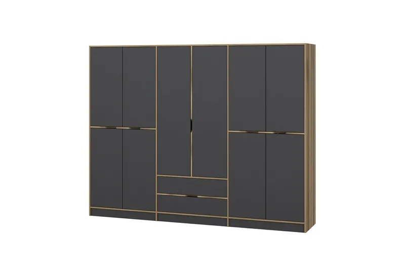 Munna Garderob 270 cm - Antracit - Förvaring - Garderober & garderobssystem