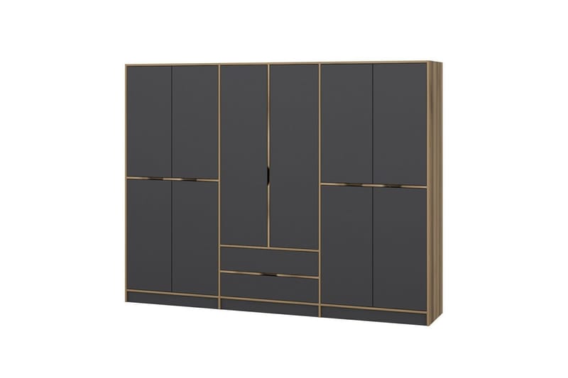 Munna Garderob 270 cm - Antracit - Förvaring - Garderober & garderobssystem