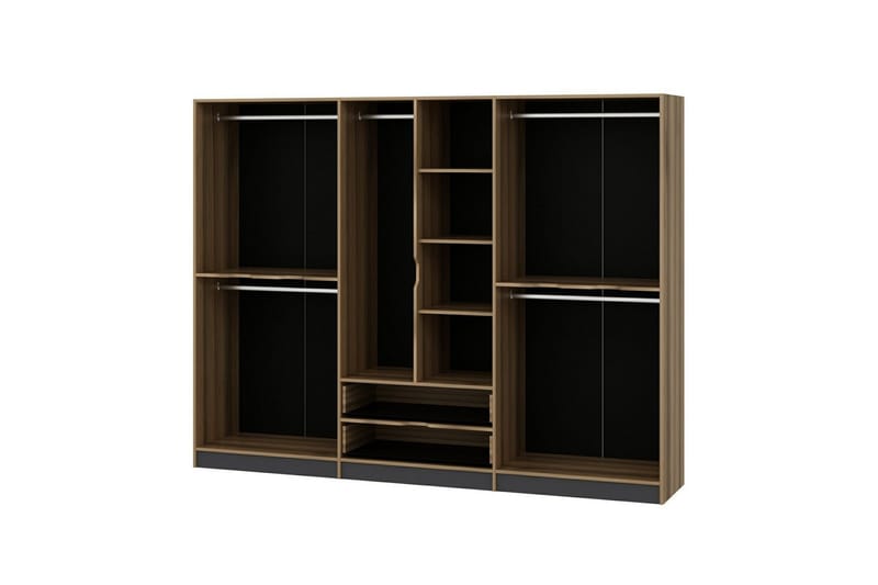 Munna Garderob 270 cm - Antracit - Förvaring - Garderober & garderobssystem