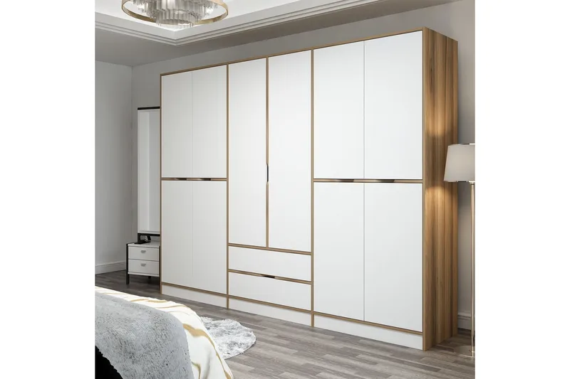 Munna Garderob 270 cm - Vit - Förvaring - Garderober & garderobssystem